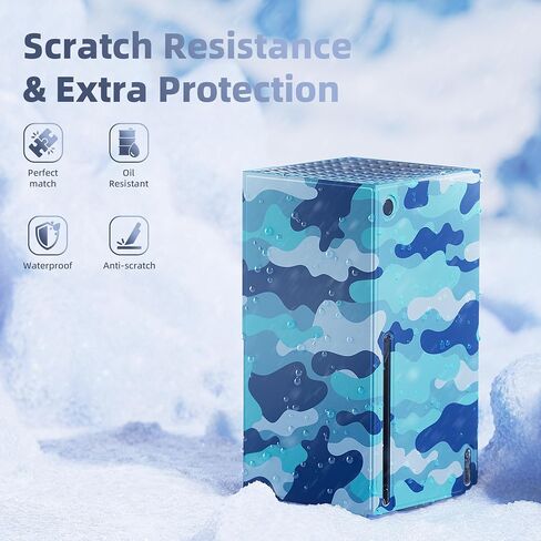 Wraps for Xbox Series X Console, Mytrix Custom Design for X-Box Series X Cover Skin, Magnetic Protective Cover Case for Xbox Series X Accessories, Easy Installation, Full Protection -Red in Saudi Arabia