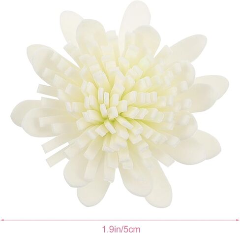 100pcs Flower Diffusers for Home Aromatherapys Reed Flowers Placement Refill Oil Aroma Diffuser Fragrance Flowers White in Saudi Arabia