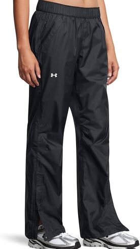 Under Armour - Womens Cloudstrike Rain Pant Pants, Color Pitch Gray/Black (012), Size: Large in Kuwait