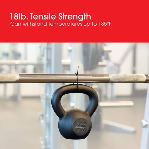 Power Gear 8-Inch Zip Ties, 20 Pack, Durable Nylon, Self-Locking, 40 Lbs. Tensile Strength, 1 7/8 Inch Maximum Diameter, Black, 51213 in Kuwait