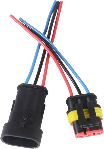 10 أزواج 2Pin موصل مقاوم للماء، طريقة ذكر وأنثى 16 AWG موصلات سلكية للفصل السريع مناسبة لشاحنة السيارة والقوارب وغيرها من وصلات الأسلاك in Saudi Arabia