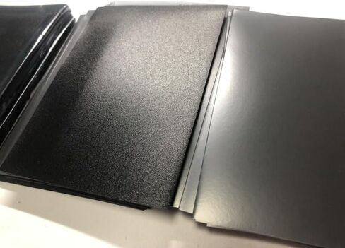 Black Matte Card Sleeves for MTG, 600 Pieces Perfect Fit Standard Card Sleeves for Trading Card Sports Cards Baseball Cards TCG Magic, Card Protector for Mini Photo, Sturdy and Nice Shuffling in Kuwait