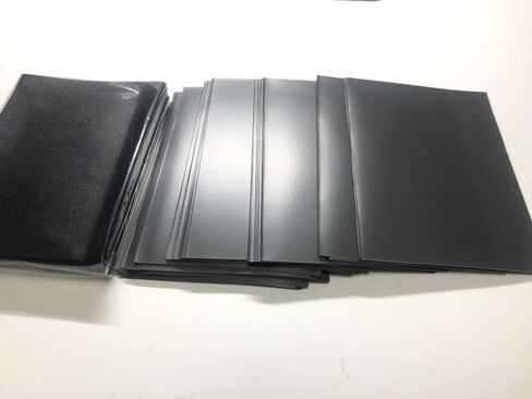 Black Matte Card Sleeves for MTG, 600 Pieces Perfect Fit Standard Card Sleeves for Trading Card Sports Cards Baseball Cards TCG Magic, Card Protector for Mini Photo, Sturdy and Nice Shuffling in Kuwait