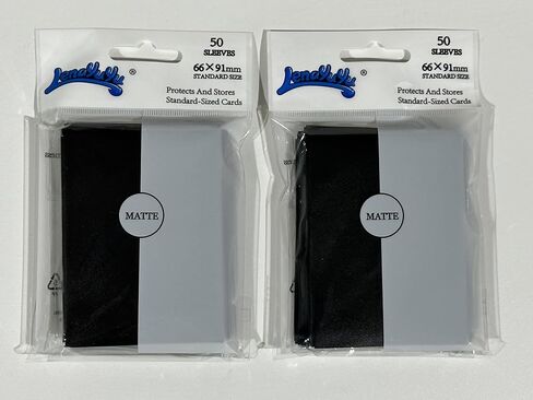 Black Matte Card Sleeves for MTG, 600 Pieces Perfect Fit Standard Card Sleeves for Trading Card Sports Cards Baseball Cards TCG Magic, Card Protector for Mini Photo, Sturdy and Nice Shuffling in Kuwait