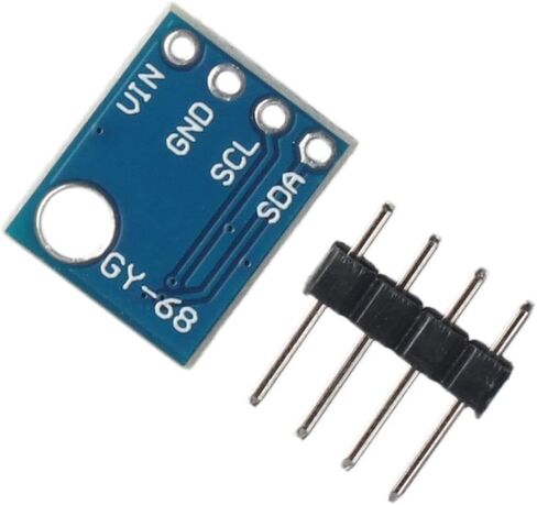 Temperature Sensor Module 10pcs 1.8V to 3.6V Digital GY-68 BMP180 Electronic Components Practical Barometric Pressure Sensor Module DIY in Saudi Arabia
