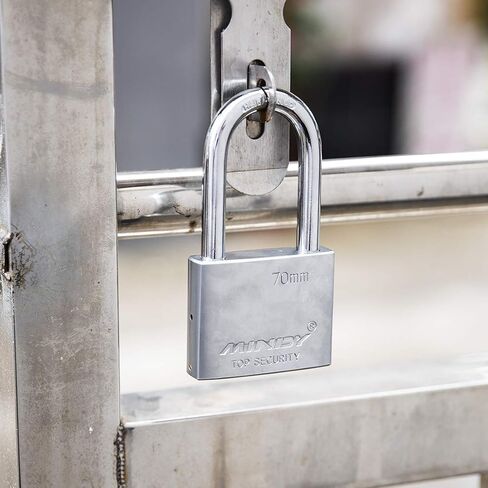 40mm Long Shackle Padlocks for Outdoor Use All Weather Resistant, Alloy Steel Heavy Duty Lock with 4 Keys in Saudi Arabia