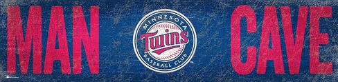 لافتة من Fan Creations MLB Minnesota Twins للجنسين Minnesota Twins Man Cave 6×24، فريق، 6 × 24 in Saudi Arabia