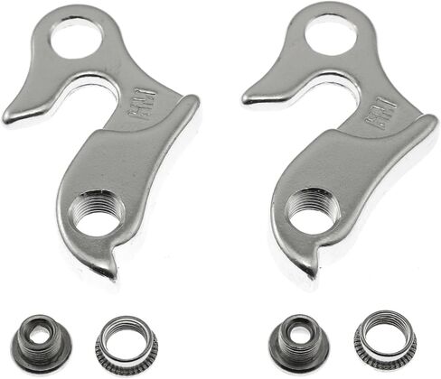 RLECS 2 قطعة دراجة الطريق الجبلية دراجة الدراجة الخلفية والعتاد الذيل هوك مع المكسرات Derailleur شماعات العالمي نقل الرف دراجة الرف in Saudi Arabia