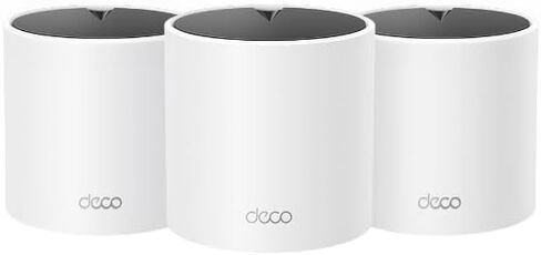 TP-Link Dual-Band AX1500 WiFi 6 Mesh Wi-Fi System (Deco X15) | Replaces Routers and Extenders | Covers up to 3,900 sq.ft. | 2 Gigabit ports per unit, supports Ethernet Backhaul | 2024 Release (2-Pack) in Saudi Arabia