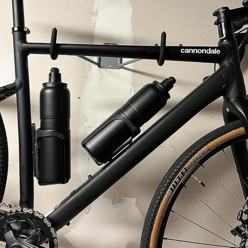TAODAN Bicycle Water Bottle Cage Extension Bracket with Installation Screws Hex Wrench Multi-Functional Conversion Base Adjustable Base Position Suitable for Fixed Gears 132x18mm Black in Saudi Arabia