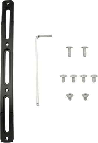 TAODAN Bicycle Water Bottle Cage Extension Bracket with Installation Screws Hex Wrench Multi-Functional Conversion Base Adjustable Base Position Suitable for Fixed Gears 132x18mm Black in Saudi Arabia