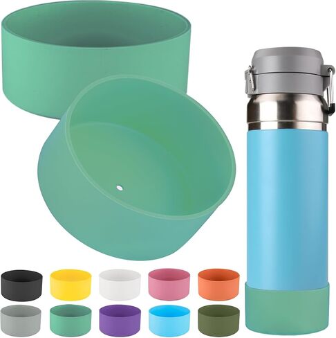 2 Pcs Silicone Boot Sleeve Compatible Stanley Quick Flip GO Water Bottle,for Stanley Quick Flip GO Water 36oz Bottle Boot.Avoid Scratches and Noise in Saudi Arabia