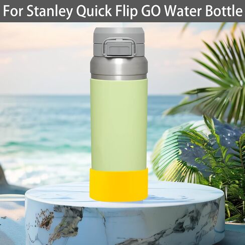 2 Pcs Silicone Boot Sleeve Compatible Stanley Quick Flip GO Water Bottle,for Stanley Quick Flip GO Water 36oz Bottle Boot.Avoid Scratches and Noise in Saudi Arabia