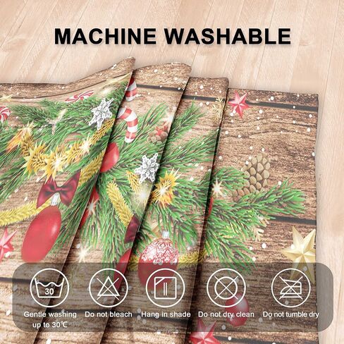 عيد الميلاد نافذة الستائر مجموعة مع الستارة 3pcs شجرة عيد الميلاد الخشبية ثلج المطبخ الستائر مجموعات الستارة قصيرة للحمام وغرفة النوم نافذة غرفة المعيشة in Kuwait