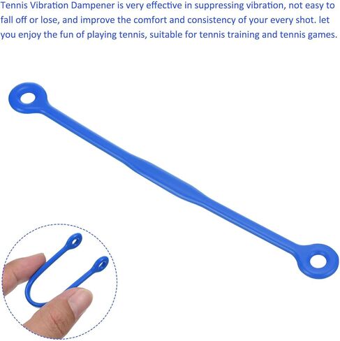 6 Pack Tennis Dampener - Shock Absorber, Silicone Racquet String Damping, Apply to Tennis Racket (12cm, Purple) in Kuwait