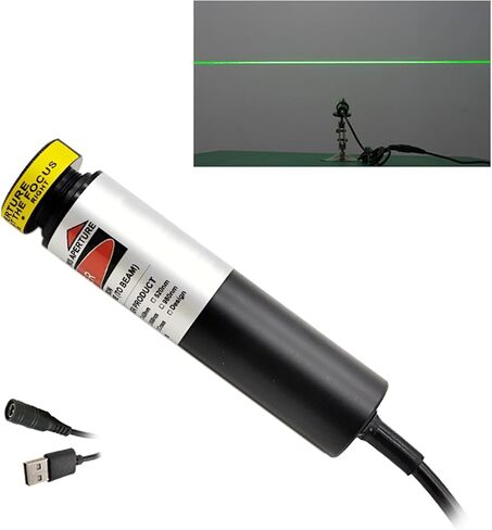 532nm Green Projector Generator Line Module for Sawmill Woodworks Swamp Haunted House 18mm (Class IIIr 12V with Adapter and Mount) in Saudi Arabia