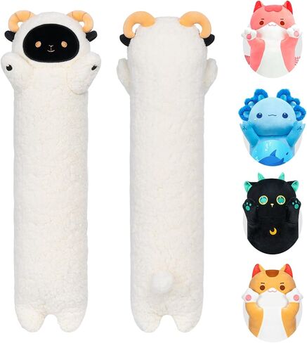 Long Cat Plush, Cute Capybara Stuffed Animals Soft Plushies, Kitten Kawaii Kids Plush Capybara Body Pillow Doll Plush Toys for Girls (Capybara Small) in Saudi Arabia