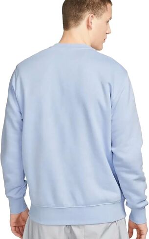 Nike Men's NSW Club Crew (as1, Alpha, l, Regular, Regular, Cobalt Bliss/White) in Saudi Arabia