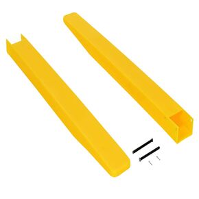 Vestil F5-48 Polyethylene Fork Blade Protectors 5 in. x 48 in. Yellow