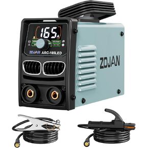 Stick Welder, [Large LED Display] 165A ARC Welding Machine with Synergic Control, IGBT Inverter 110V Portable MMA Welder Machine with Hot Start, Arc force and Anti-Stick