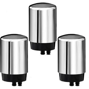 3 Pack Faucets Filters Cartridge，Replacement for Brita® Faucet Filter,Water Filter Compatible with Brita® Faucet Filtration Systems- Chrome