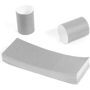 Grey Napkin Bands, Paper Napkin Rings Self Adhesive,Silverware Wraps Bands,Table Setup Wedding Event Party Supply,200 Pcs/Grey,NB-200-9Grey