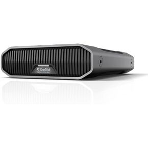 محرك الأقراص الصلبة الخارجي لسطح المكتب من فئة SanDisk Professional سعة 24 تيرابايت G-Drive - محرك أقراص Ultrastar HDD بسرعة 7200 دورة في الدقيقة، USB-C (10 جيجابت في الثانية)، USB 3.2 Gen 2، جاهز لنظام التشغيل Mac - SDPHF1A-024T-NBAD