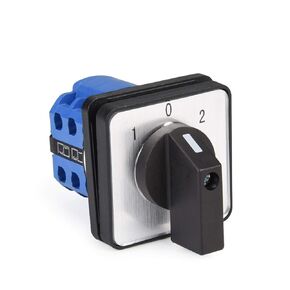 APIELE Changeover Selector Switch 63A 3 Position 12 Terminals Poles 440V Universal Rotary Cam Selector