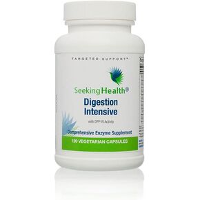 Seeking Health Digestion Intensive - Vegetarian Digestive Enzyme Supplement - Support Normal Nutrient Digestion & Absorption - Support Digestive System Health - 120 Capsules