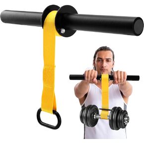 Forearm Strengthener and Wrist Roller,43.3 In or 51.2 In Ultra-Strong Nylon Webbing Wrist & Forearm Exerciser with Quick Locking Mechanism,Durable Anti-Slip Grip Handles