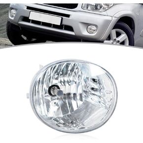 For Toyota RAV4 2004 2005 Clear Lens Front Bumper Head Light Fog Lamp Set
