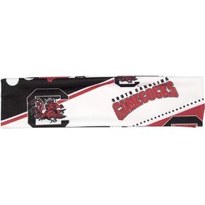 Littlearth Unisex-Adult NCAA South Carolina Fighting Gamecocks Stretch Headband, Team Color, One Size