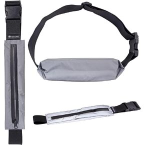 Rebuwo Running Belt, Waist Pack, Slim Running Belt Fanny Pack,Waist Pack Bag, Running Belts for Women, Running Belt for Men (Black)