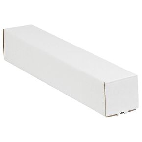 Ship Now Supply SNM3343 Square Mailing Tubes, 3" x 3"x 43", Oyster White (Pack of 25)