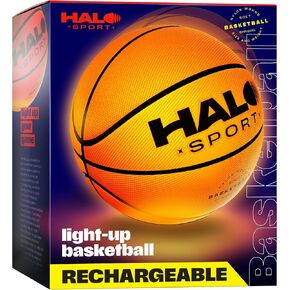 Rechargeable Light Up Basketball Ball - Glow in The Dark Basketball Accessories - Cool Birthday Gifts for 7 8 9 10 11 12 13 Year Old Boys - Outdoor Gear Toys Age 8-10 8-12 10-12 - Teen Boy Gift