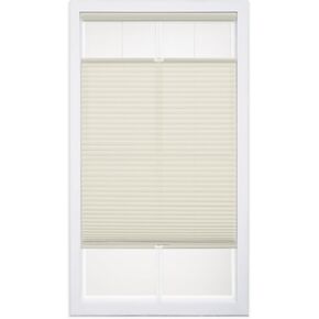 DEZ Furnishings QGAL294720 Cordless Light Filtering Top Down Bottom Up Shade, 72" x 29.5", Alabaster