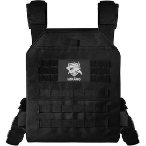 سترة مرجحة قابلة للتعديل، سترات وزن تكتيكية للرجال والنساء، سترة وزن الجسم لتدريب القوة والتحمل، واللياقة البدنية، والجري، WODs (ألواح سترة الوزن غير متضمنة) in Kuwait