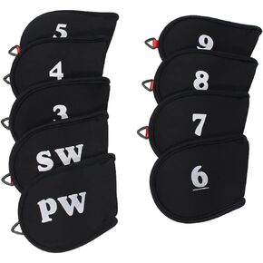 Neoprene Golf Iron Covers Set of 9 3-PW+SW