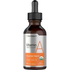 Horbäach Vitamin A Liquid | 4 fl oz | Non-GMO, Gluten Free Supplement