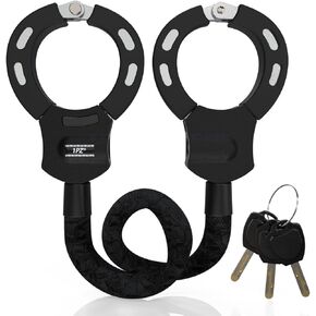 1PZ SLA-D3S Scooter Locks Anti Theft Bike Chain Lock Best Electric Scooter Lock Replacement for Segway Ninebot Xiaomi Razor and Bicycle Lock Cable Accessories