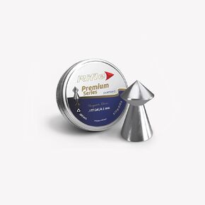 Premium Series POINTED Gun Pellets | .177 Caliber | 4.5 mm | 9.72 gr | for Target Shooting and Field Target | 500 Count, silver