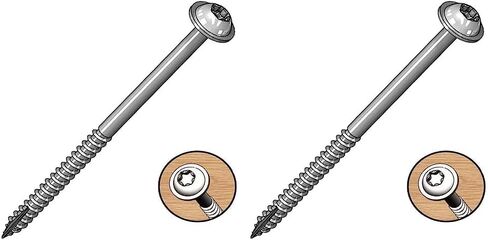 Milescraft 5207 2.5" HD PocketScrews (35 ct.) - For heavy duty pocket hole joinery in Saudi Arabia