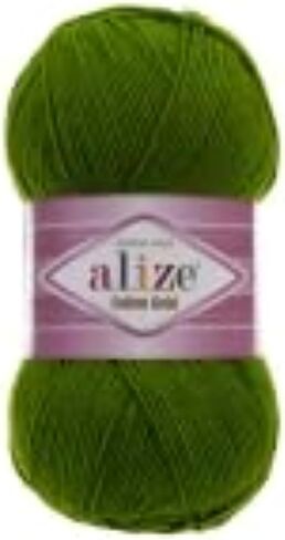 55% Cotton 45% Acrylic Alize Cotton Gold Yarn 1 Skein/Ball 100 gr 360 yds (57 - Burgundy) in Saudi Arabia