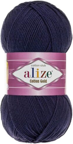 55% Cotton 45% Acrylic Alize Cotton Gold Yarn 1 Skein/Ball 100 gr 360 yds (57 - Burgundy) in Saudi Arabia