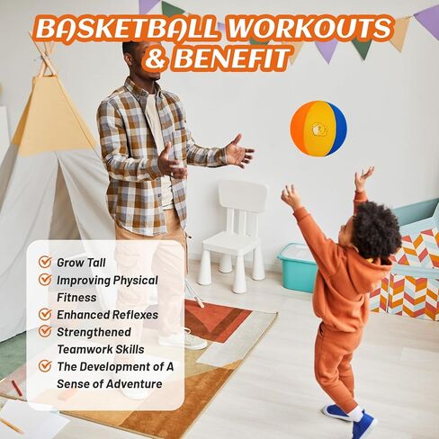 كرة السلة الصامتة الناعمة والآمنة في الأماكن المغلقة مقاس 5، كرة أحلام دريبل الصامتة، مراوغة كرة السلة الهادئة، كرة سلة إسفنجية يدوية صامتة داخل ساحة منزلك، ألعاب ممتعة مثالية لتدريب كرة السلة للأطفال in Kuwait