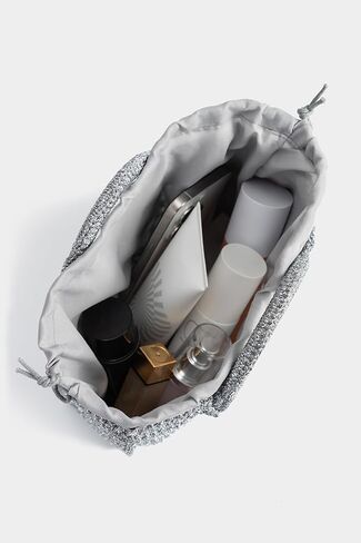 حقيبة كروشيه من كوكولاند للنساء - حقيبة يد للشاطئ مصنوعة يدويًا ومحفظة صيفية لحفلات الزفاف اليومية in Kuwait