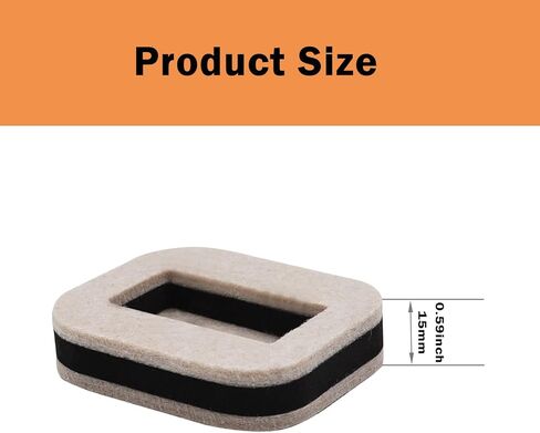 16 قطعة من أكواب عجلات الأثاث ذات العجلات العالمية وسدادات العجلات البنية لحماية الأرضية المتوافقة مع جميع العجلات N-019-BK in Kuwait