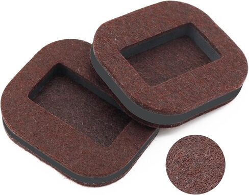 16 قطعة من أكواب عجلات الأثاث ذات العجلات العالمية وسدادات العجلات البنية لحماية الأرضية المتوافقة مع جميع العجلات N-019-BK in Kuwait