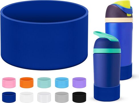 Mokoart Silicone Boot Compatible with Owala Kids Water Bottle 16/14 oz, Anti-Slip Rubber Bottom Protective Sleeve for Owala Kids FreeSip 16oz, Accessories for Owala Kids Flip 14oz in Saudi Arabia