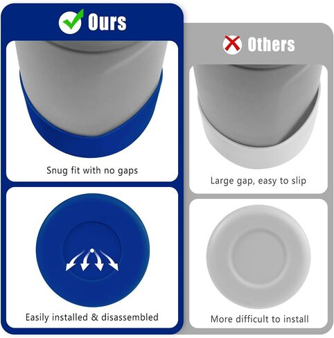 Mokoart Silicone Boot Compatible with Owala Kids Water Bottle 16/14 oz, Anti-Slip Rubber Bottom Protective Sleeve for Owala Kids FreeSip 16oz, Accessories for Owala Kids Flip 14oz in Saudi Arabia